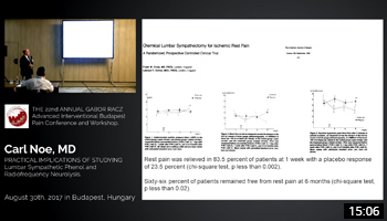 Lumbar Sympathetic Phenol and Radiofrequency Neurolysis