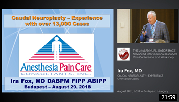 Caudal Neuroplasty – Experience