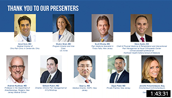 NY/NJ Pain Symposium Webinar: Getting Back to Work after Covid 19