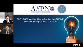 ASPN/PSPS Webinar: How to Survive, then Thrive.