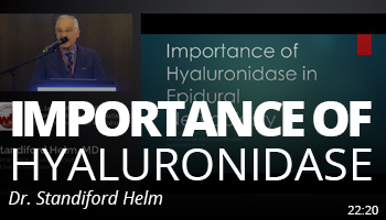 Importance of Hyaluronidase in Epidural Neuroplasty