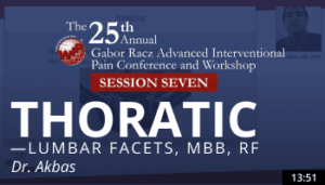 Akbas - Thoracic - Lumbar Facets, MBB RF