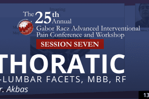 Akbas - Thoracic - Lumbar Facets, MBB RF