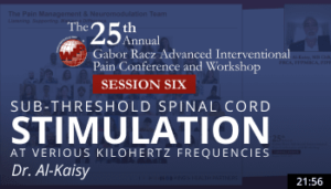 Al-Kaisy - Sub-Threshold Spinal Cord Stimulation at Various Kilohertz Frequencies