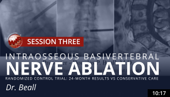 Beall – Intraosseous Basivertebral Nerve Ablation Randomized Control Trial: 24-Month Results vs Conservative Care