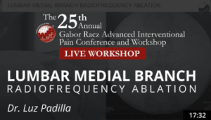 Luz Padilla - Lumbar Medial Branch Radiofrequency Ablation