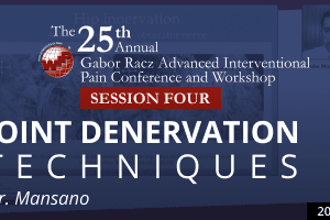 Mansano - Joint Denervation Techniques