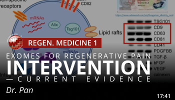 Pan – Exosomes for Regenerative Pain Interventions – Current Evidence