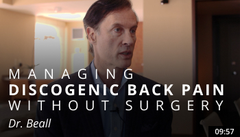 Managing Discogenic Back Pain Without Surgery