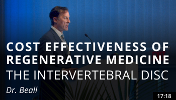 Cost Effectiveness of Regenerative Medicine – The Intervertebral Disc