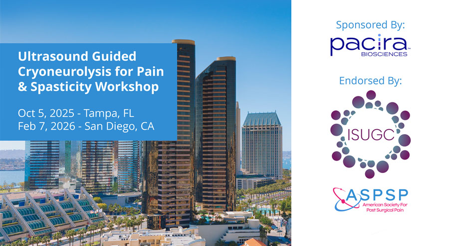 Ultrasound Guided Cryoneurolysis for Pain & Spasticity Workshop